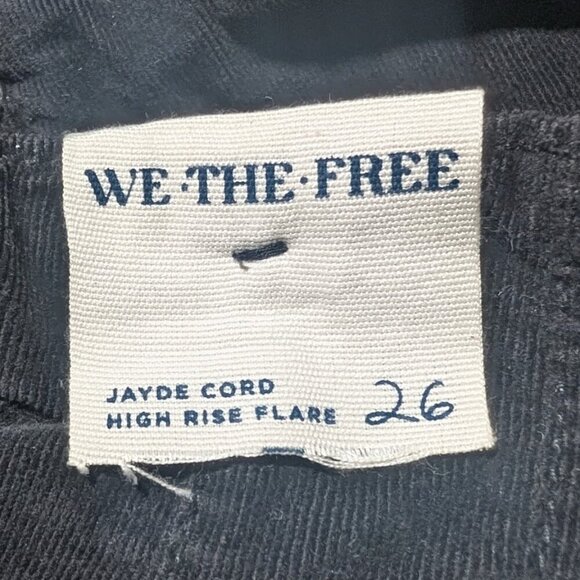 FP We The Free | Jayde High Rise Corduroy Flare In Carbon Beluga - Picture 8 of 14